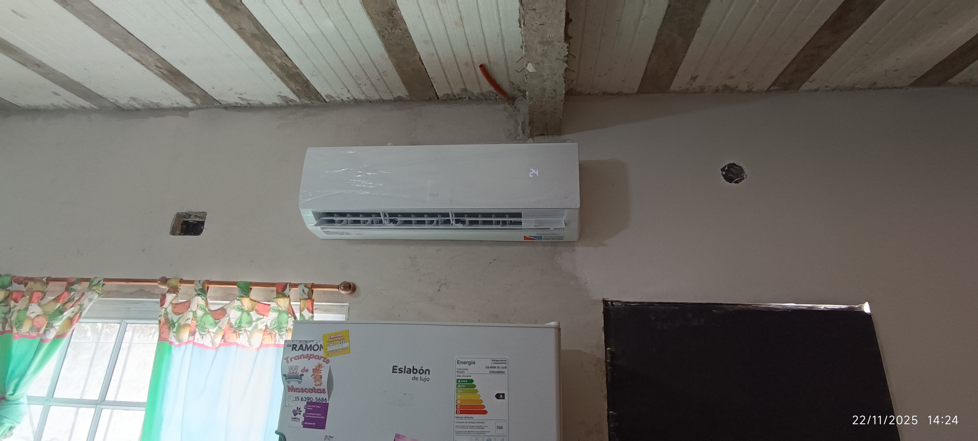 Instalación de equipo Rca de 6000 frigorias